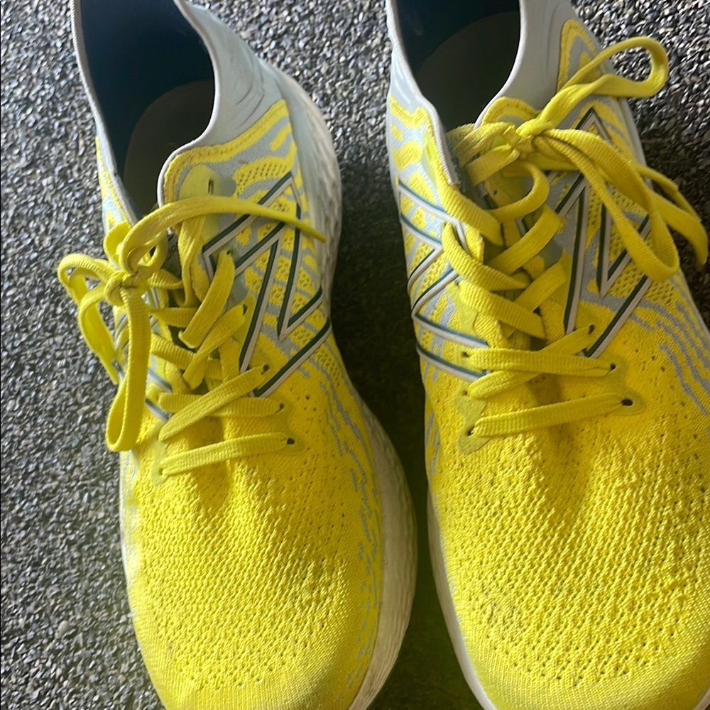 Yellow and Gray Men's Sneakers